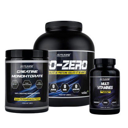 PACK PRISE DE MASSE ISO+CREA+MULTIVIT