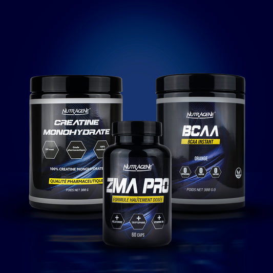 PACK FORCE CREA+ZMA+BCAA - Nutragene® 
