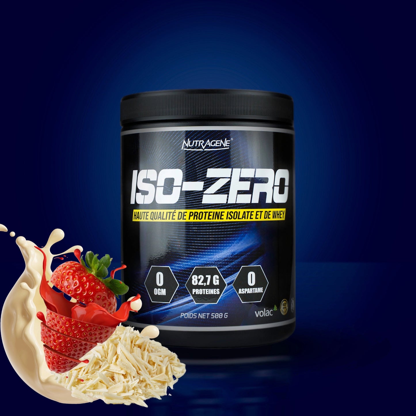 WHEY ISO ZERO PROTEINE 500gr - NUTRAGENE - Nutragene® 
