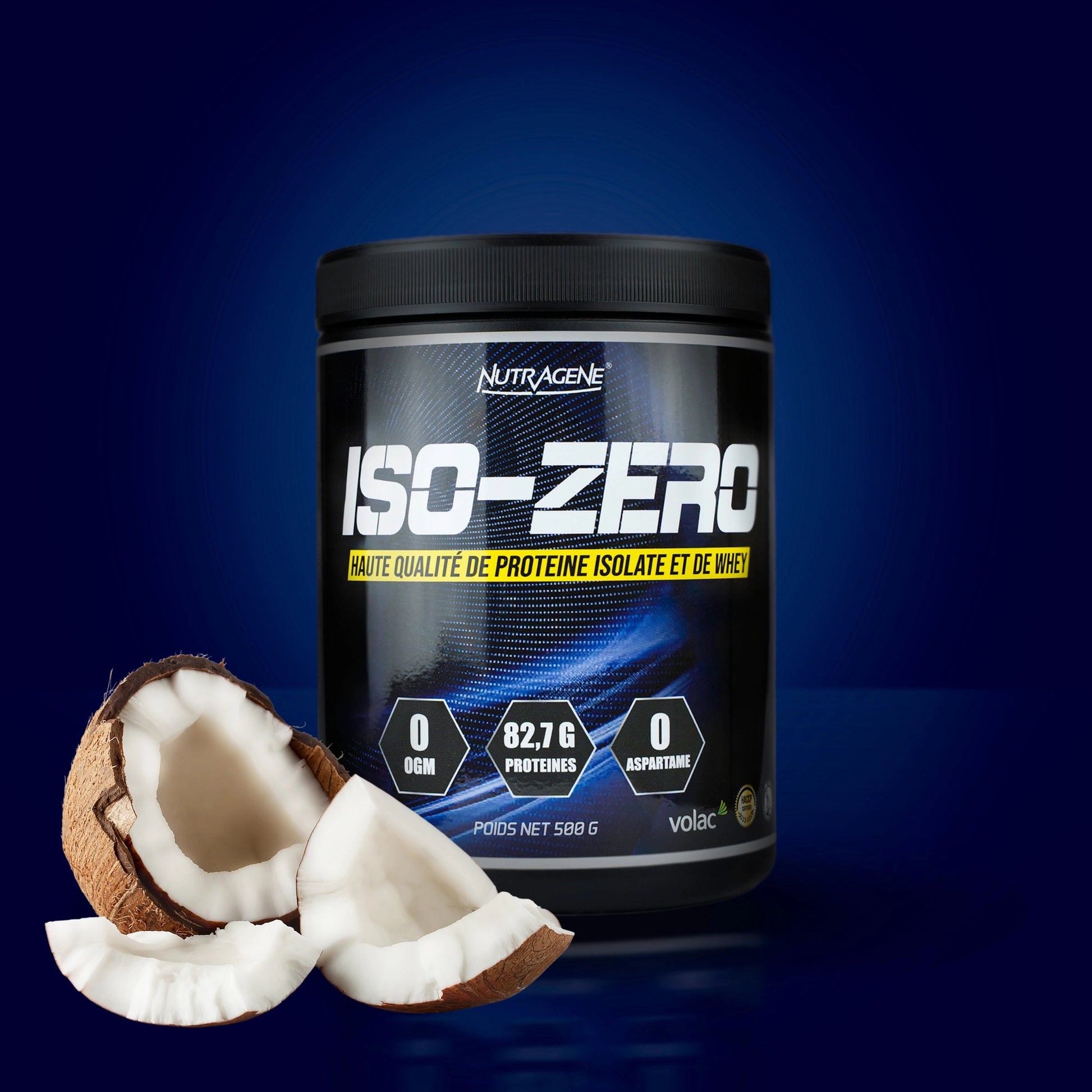 WHEY ISO ZERO PROTEINE 500gr - NUTRAGENE - Nutragene® 