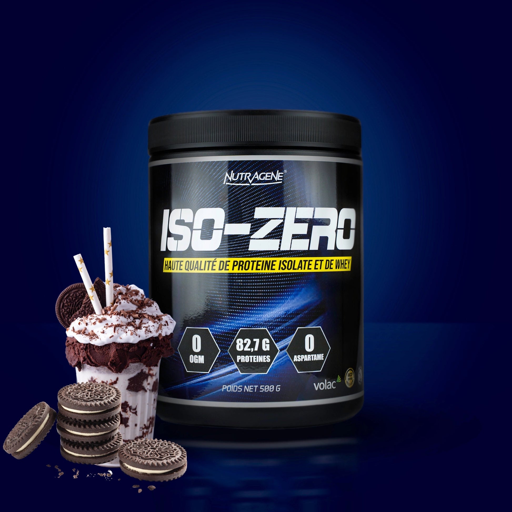 WHEY ISO ZERO PROTEINE 500gr - NUTRAGENE - Nutragene® 