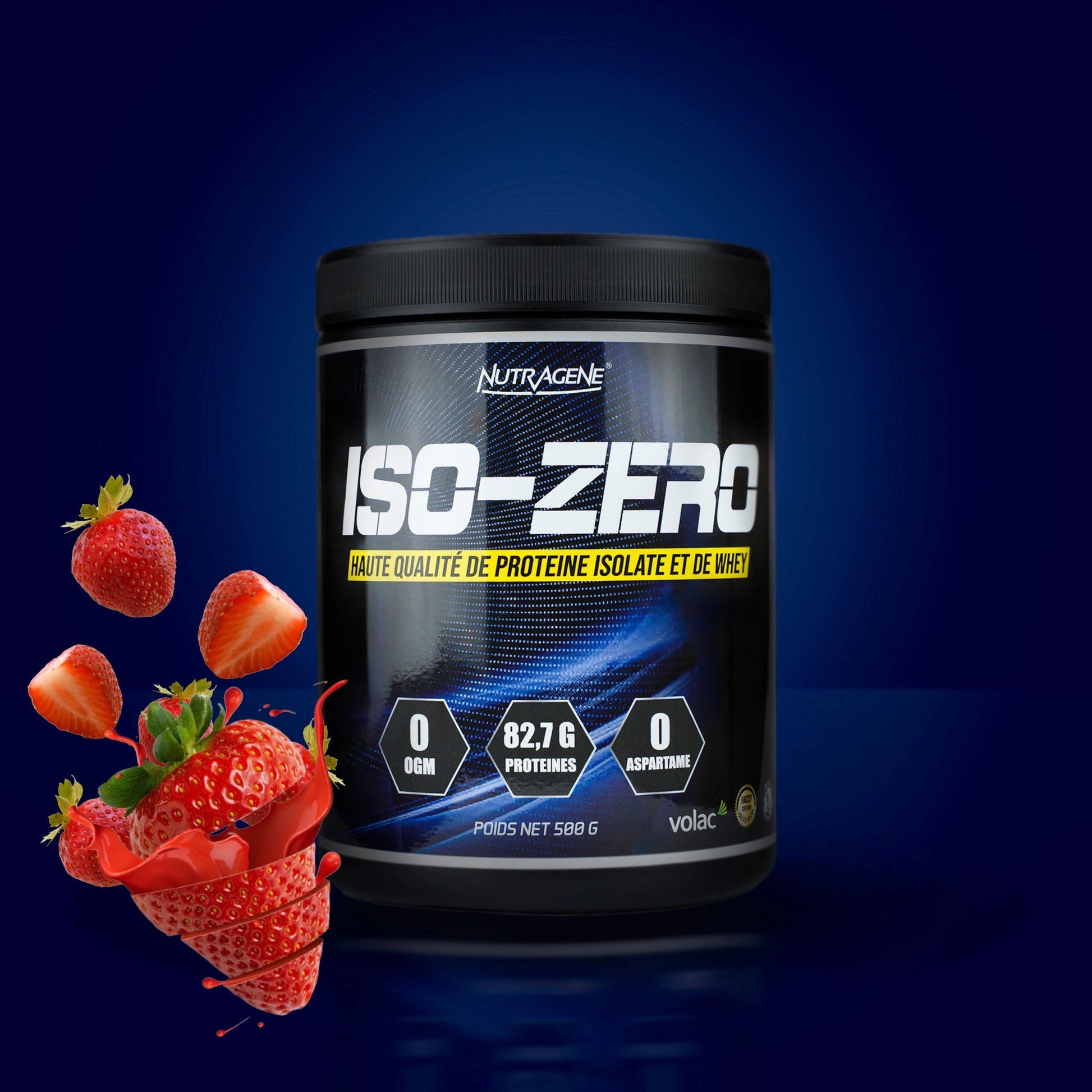 WHEY ISO ZERO PROTEINE 500gr - NUTRAGENE - Nutragene® 
